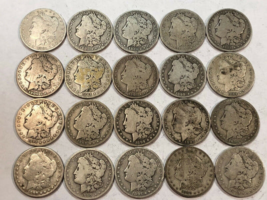 1921 and Before -  Morgan Silver Dollars - G to VG