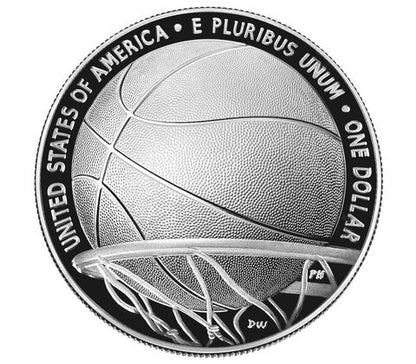 2020 Basketball Hall of Fame Proof Silver Dollar