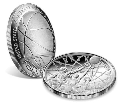 2020 Basketball Hall of Fame Proof Silver Dollar