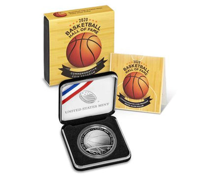 2020 Basketball Hall of Fame Proof Silver Dollar