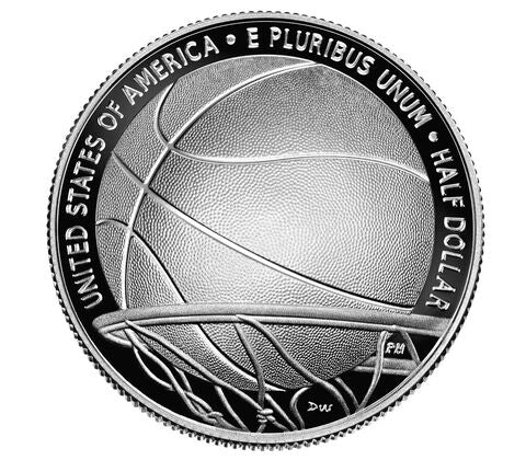 2020 - Basketball Hall of Fame Proof Clad Half Dollar