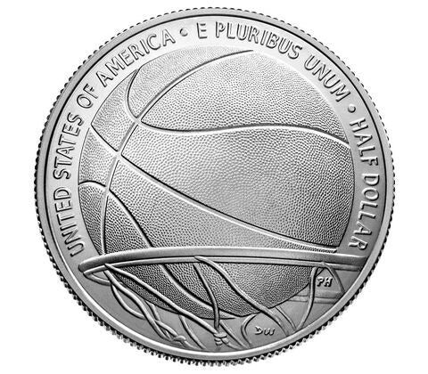 2020 - Basketball Hall of Fame Uncirculated Clad Half Dollar