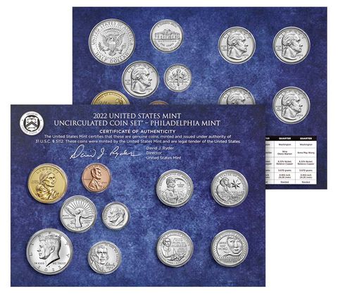 2022 Uncirculated Coin Set