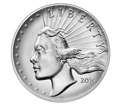 2019 - American Liberty High Relief Silver Medal