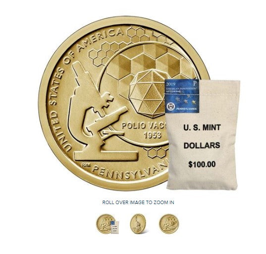 2019 - American Innovation $1 Coin Bags - Pennsylvania