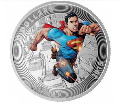 2015 Canada $20 Superman Silver Proof Coin