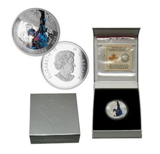 2015 Canada $20 Superman Silver Proof Coin-#2 Lifting