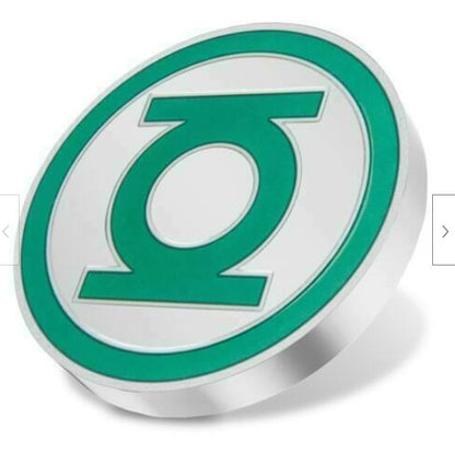 2021 Niue DC Comics Green Lantern Logo Emblem Coin 1 oz .999 Silver Coin