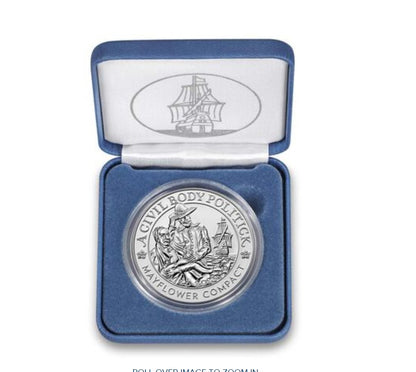 2020 Mayflower 400th Anniversary Silver Reverse Proof Medal