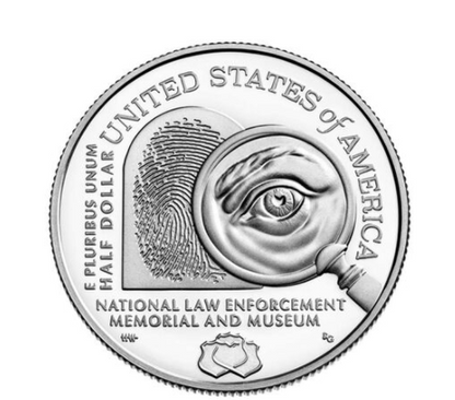 2021 - National Law Enforcement Memorial and Museum Proof Clad Half Dollar