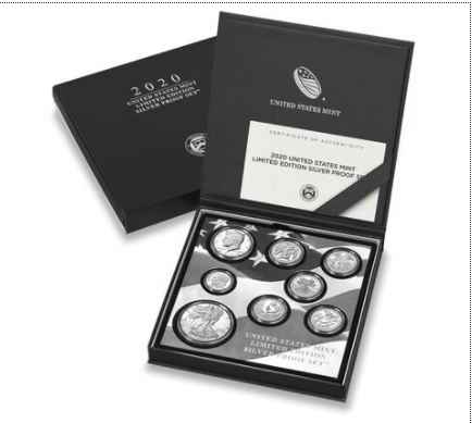 2020 United States Mint Limited Edition Silver Proof Set