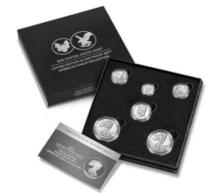 2021 Limited Edition Silver Proof Set - American Eagle Collection