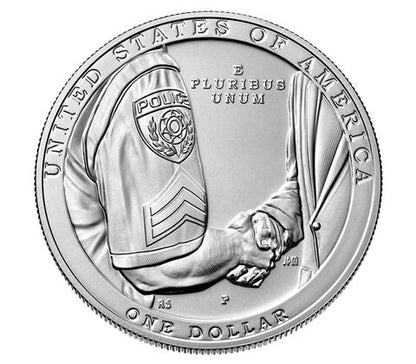 2021 - National Law Enforcement Memorial - Silver Dollar