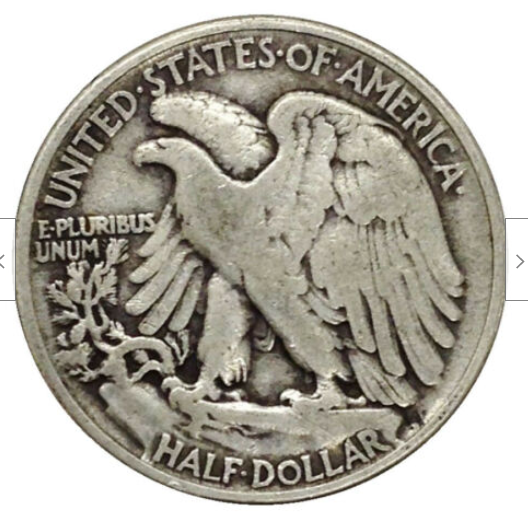90% Silver Walking Liberty Half Dollars - FULL DATES