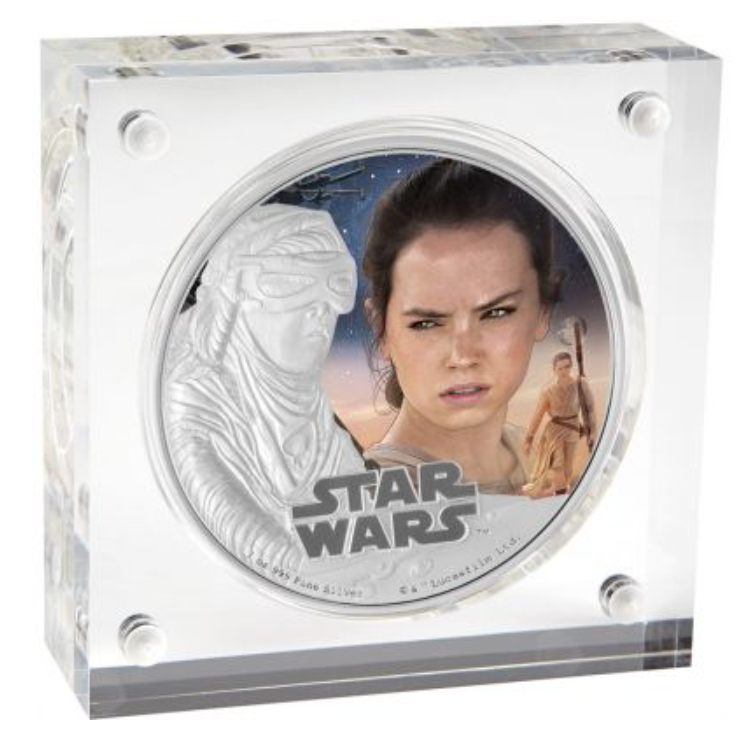 2016 Star Wars Rey Silver Proof $2 Coin - The Force Awakens