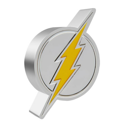 2021 Niue 1 oz DC Comics - The Flash Emblem Shaped Silver Coin