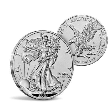 2021 - American Eagle One Ounce Silver Reverse Proof Two-Coin Set Designer Edition