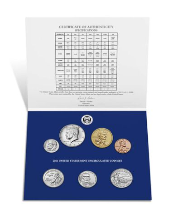 2021 Uncirculated Coin Set