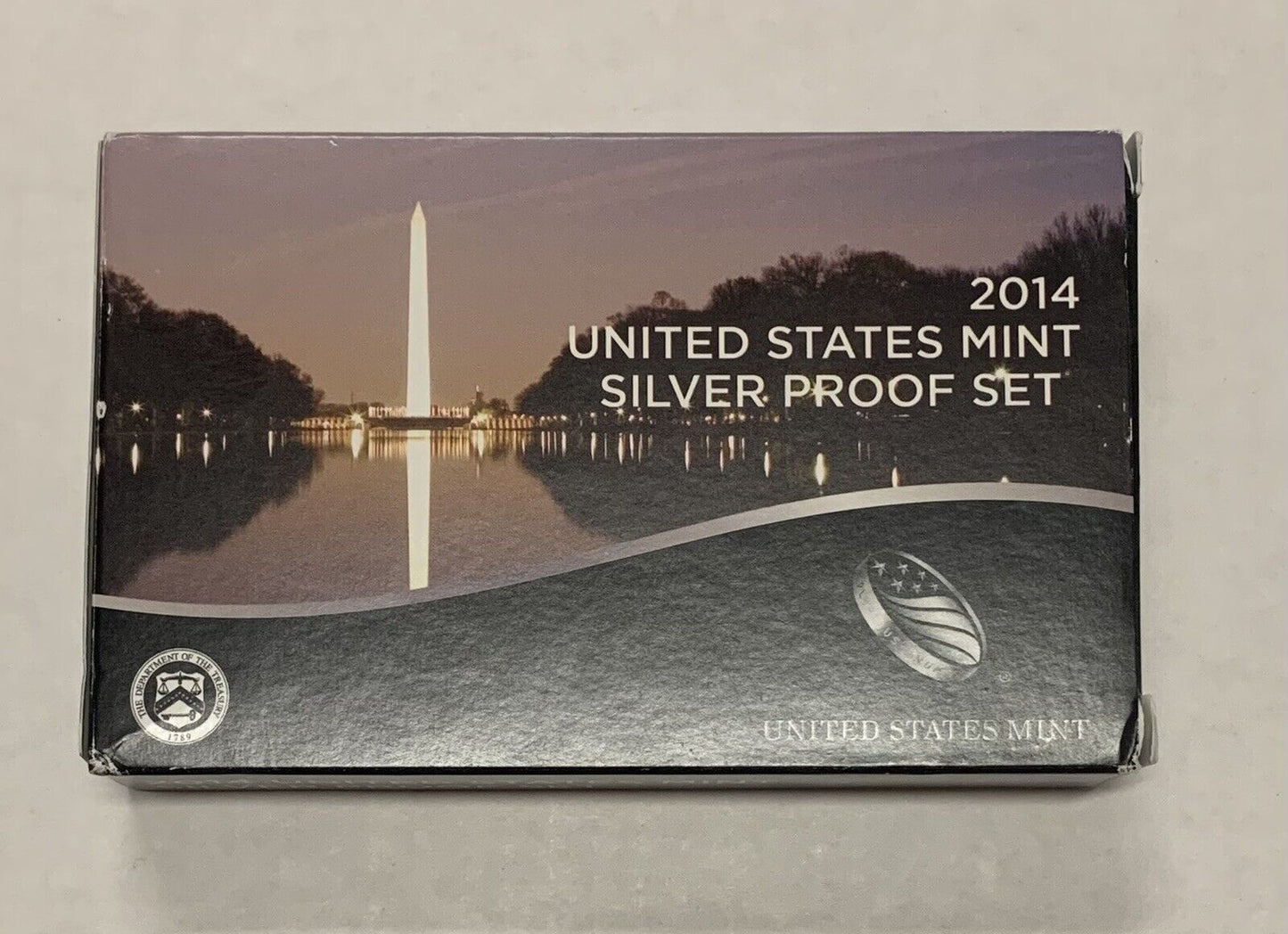 2014 S United States Mint Annual SILVER 14 Coin Proof Set Original Box and COA