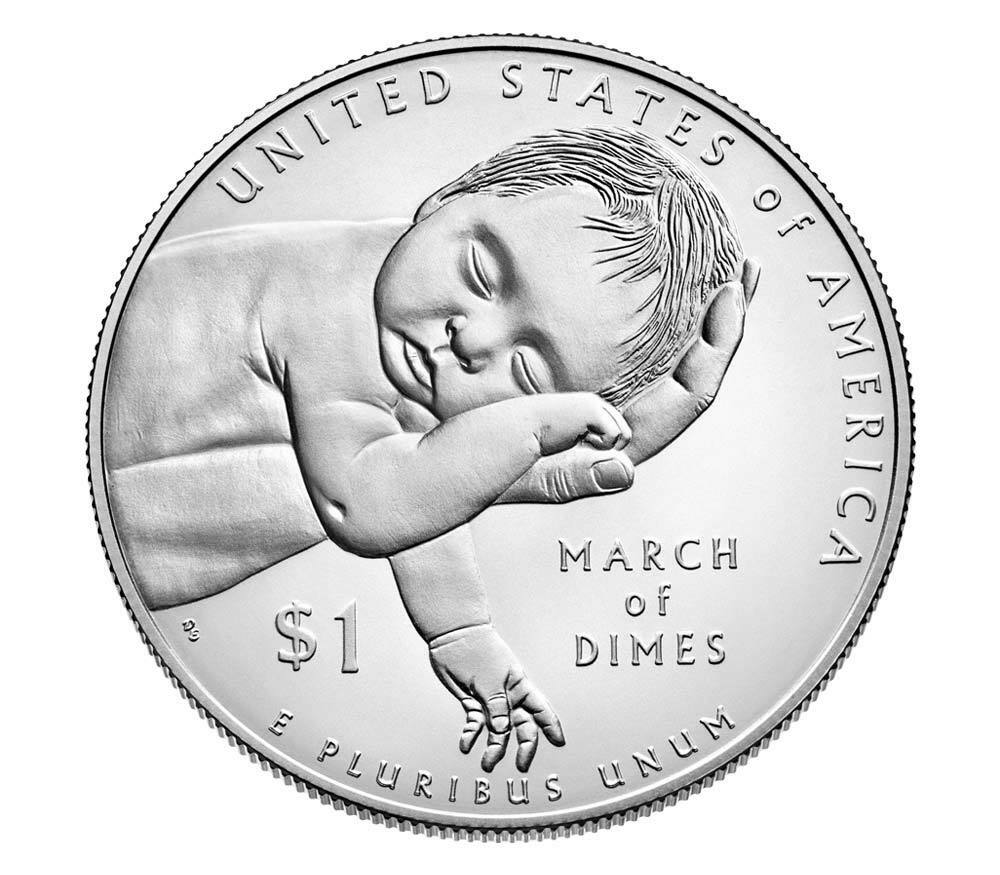 2015 March of Dimes Uncirculated Silver Dollar