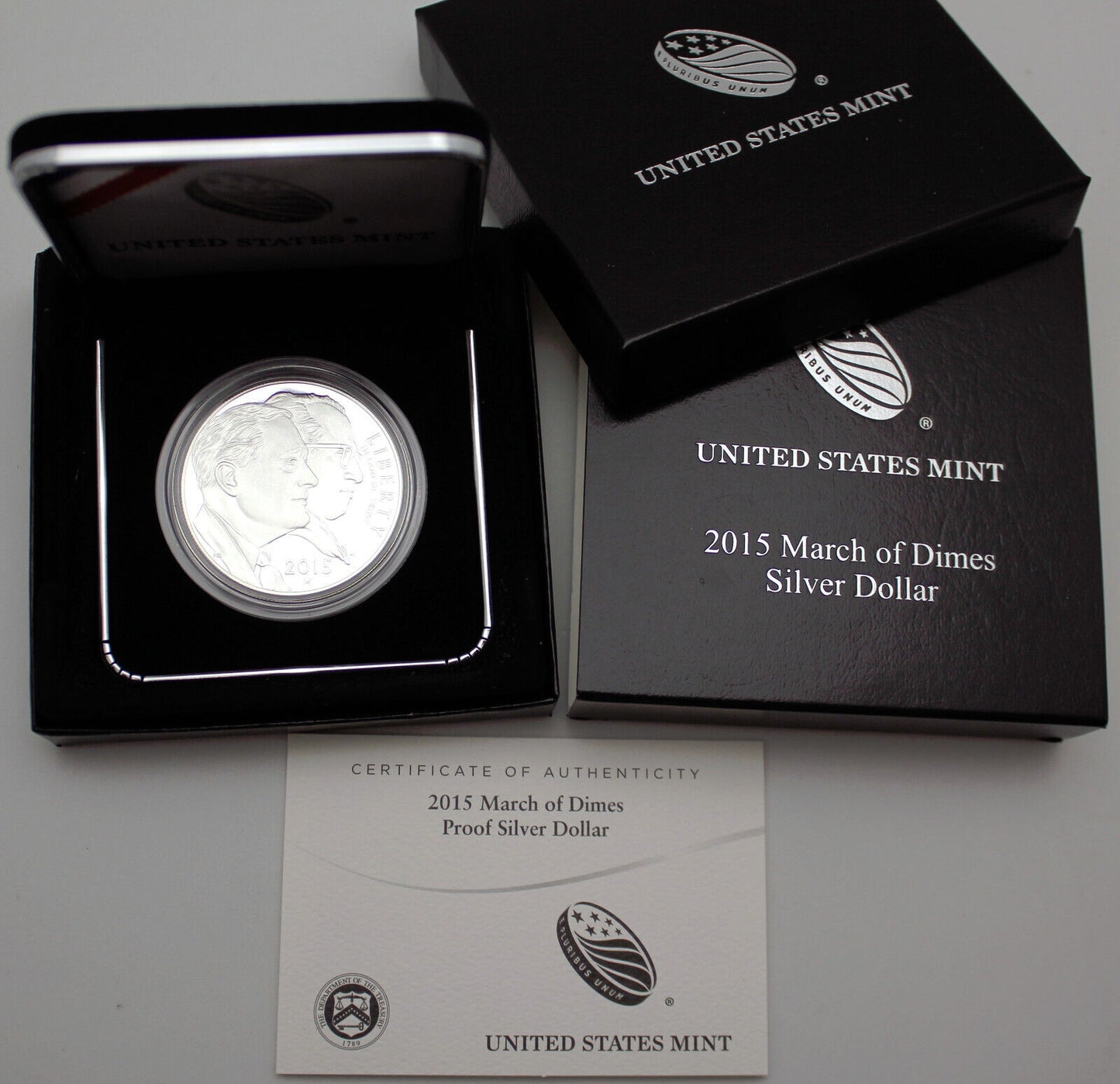 2015-W March of Dimes Commemorative Proof Silver Dollar